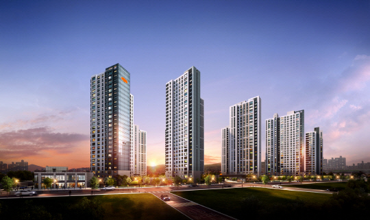 e편한세상 서대전역 센트로 투시도